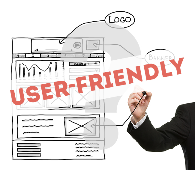 user friendly website