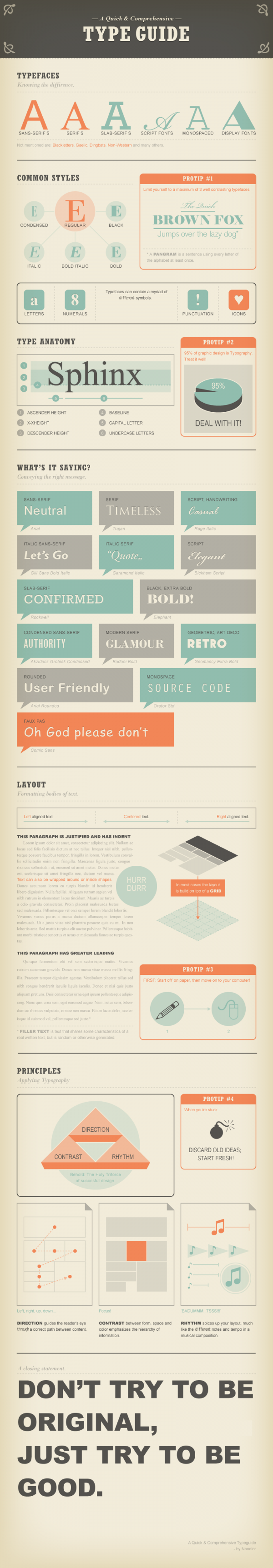 Infographic:  Why typography in design is important