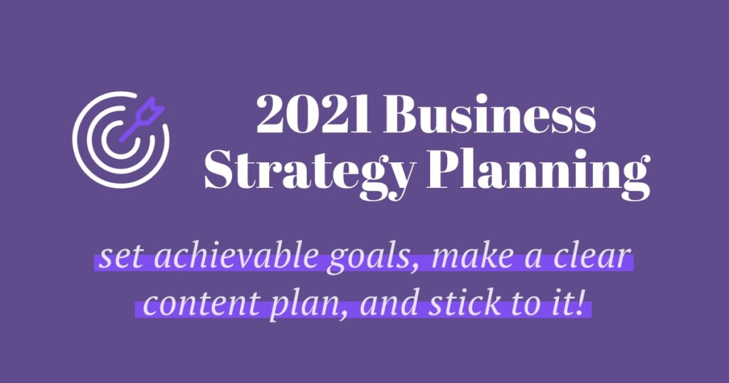 2021 Strategy Planning