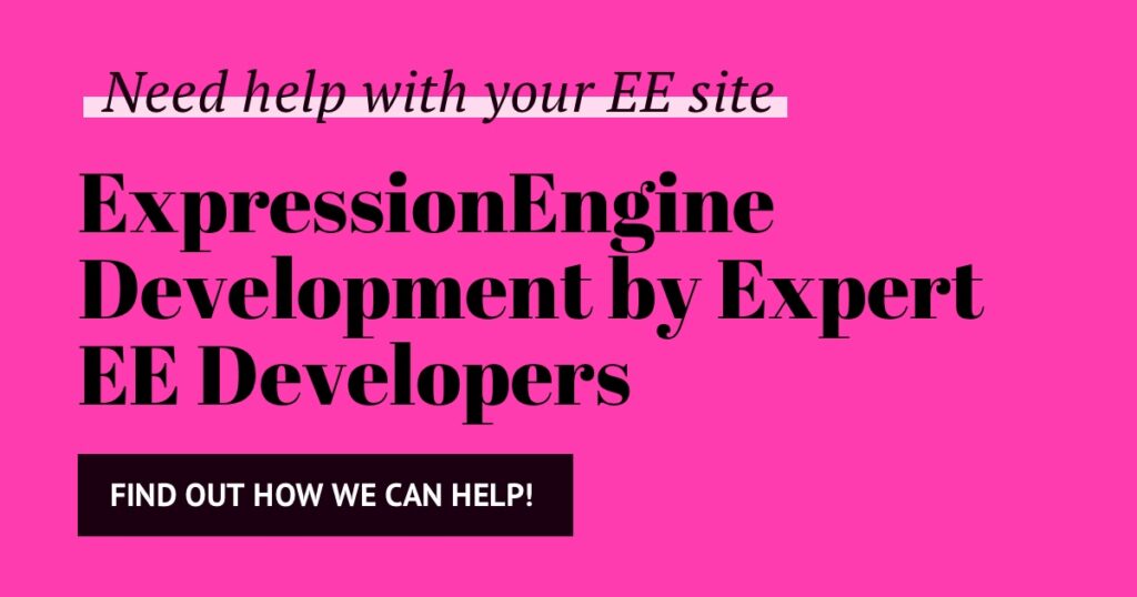 Why upgrade ExpressionEngine to the latest version? (now EE6!) 2